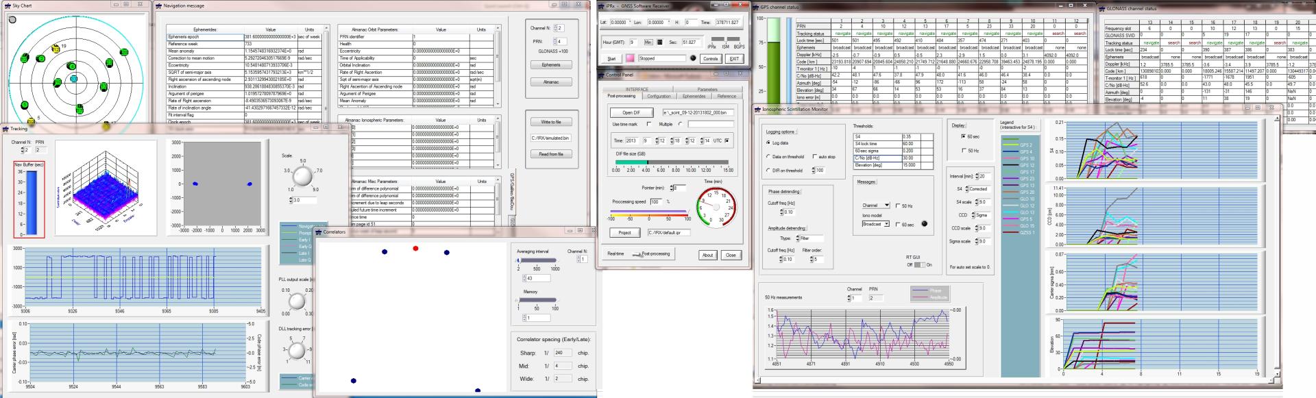 GPS GLONASS Galileo BeiDou QZSS recorder to record GNSS RF signals and USB front end for SDR